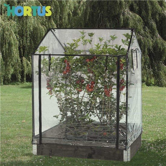 HORTUS Bed-drivhus høj, 115 x 76 x 110/130 cm