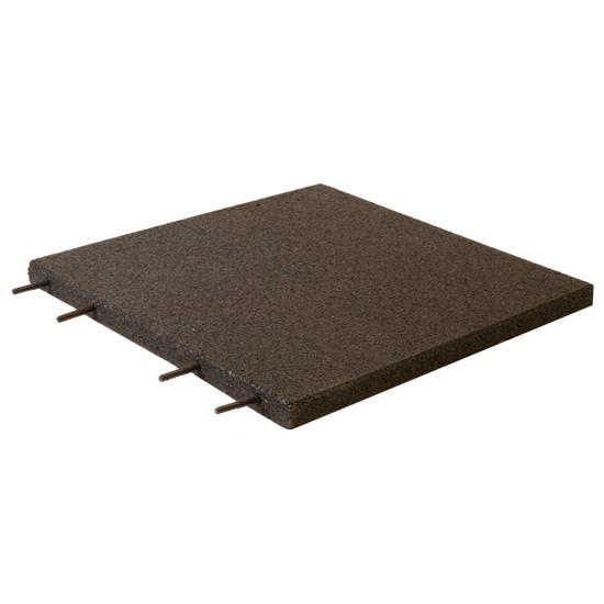 Gummiflise 50x50x3 cm sort NORDIC PLAY Active