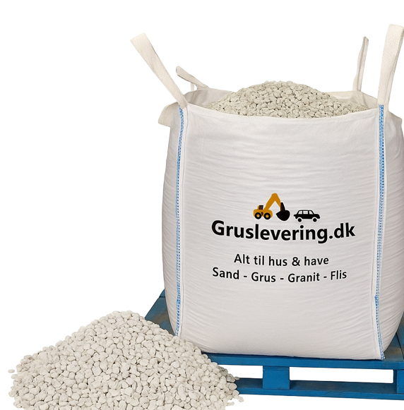 Granitskærver hvid 8-11 mm