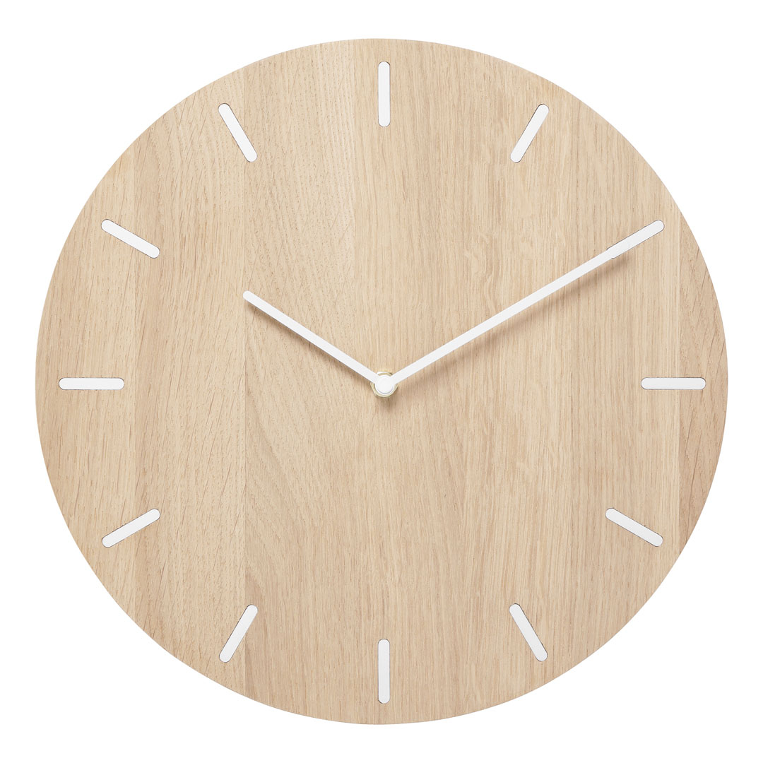 Vægur i eg - Hvid - 2. Sortering