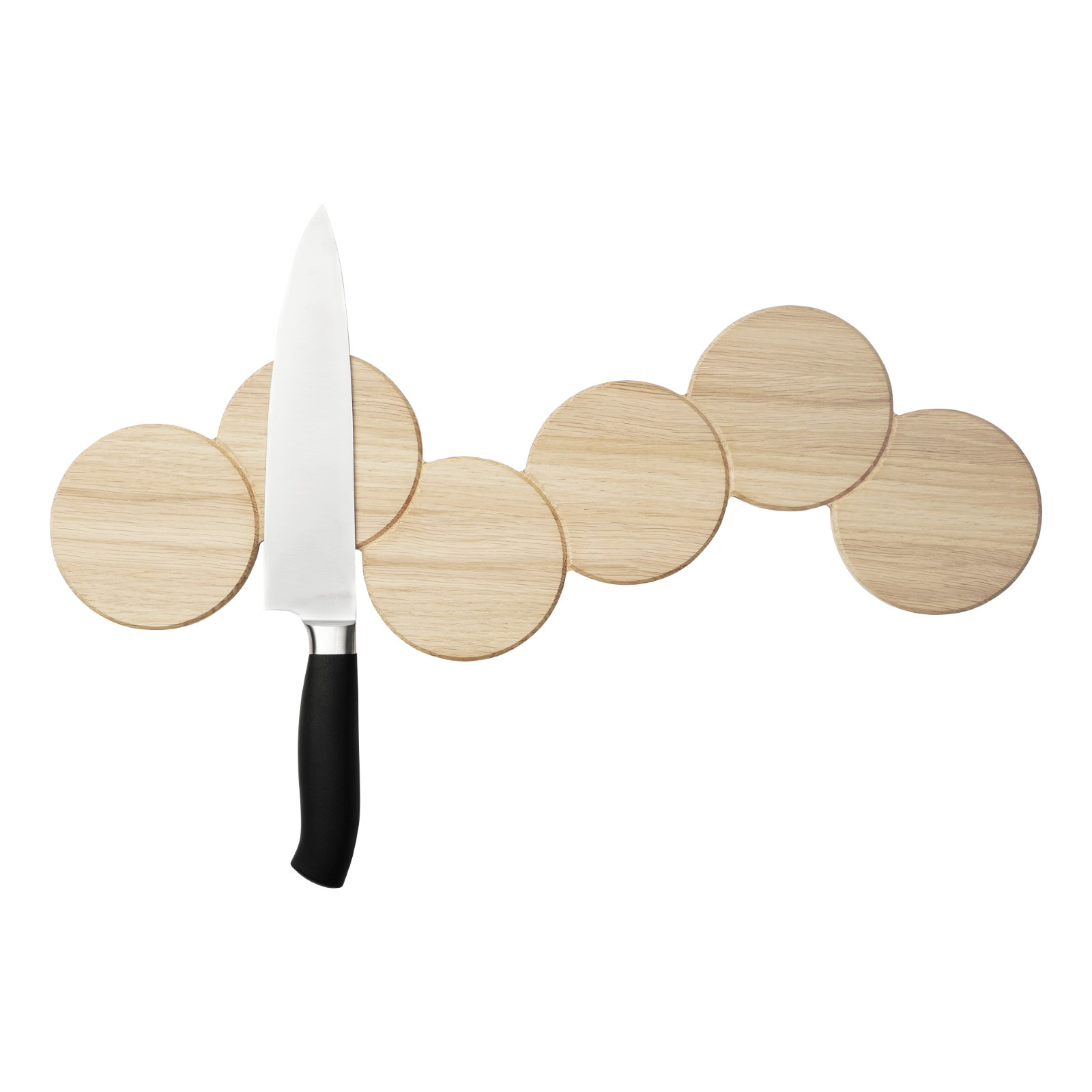 Cirkel knivmagnet i eg - Udgået model