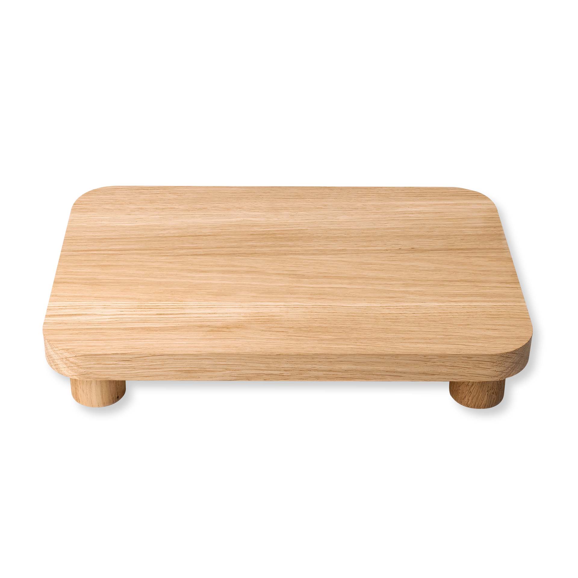 Serveringsbræt med fødder - Eg