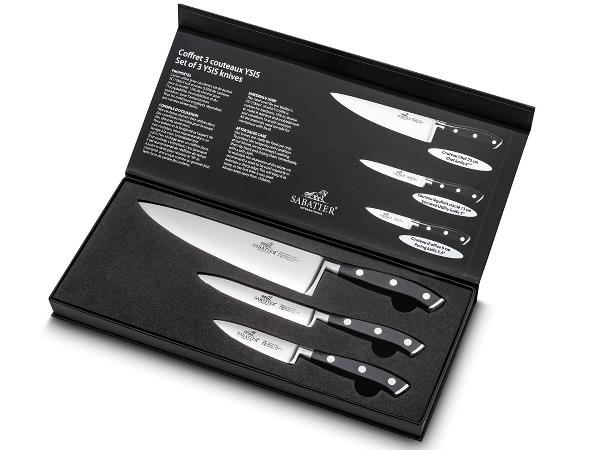Lion Sabatier Ysis knivsæt - 3 dele