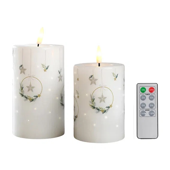 Det Gamle Apotek Fiber Optisk LED Lys - Ø7,5 cm