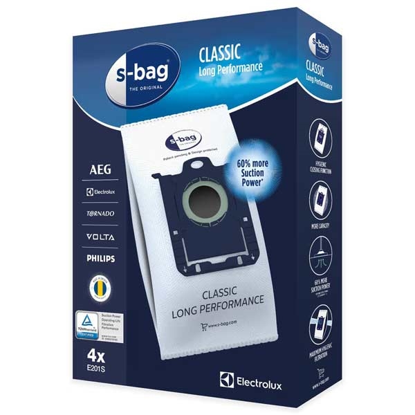 Electrolux S-Bag E201S Støvsugerposer