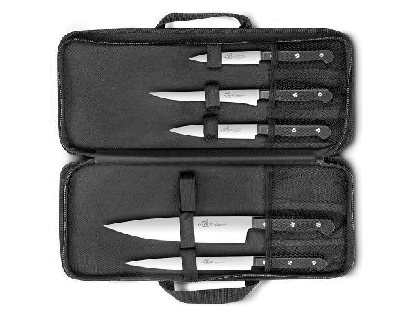 Gense Lion Sabatier International Styx - Knivtaske med 6 dele