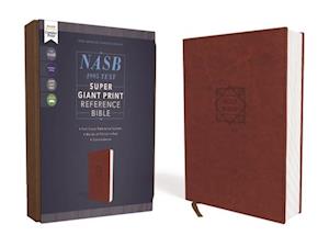 'NASB, Super Giant Print Reference Bible (Font Size: 16.5-point), Leathersoft, Brown, Red Letter, 1995 Text, Comfort Print' - Zondervan - Bog