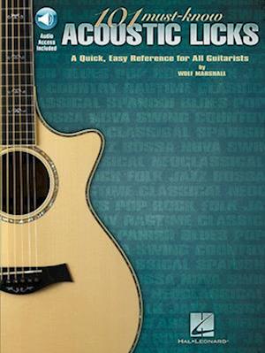 '101 Must-Know Acoustic Licks' - Wolf Marshall - Bog