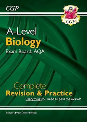 'A-Level Biology: AQA Year 1 & 2 Complete Revision & Practice with Online Edition' - CGP Books - Bog