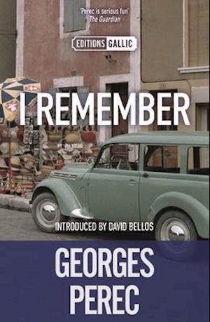 'I Remember' - Georges Perec og Philip Terry - Bog