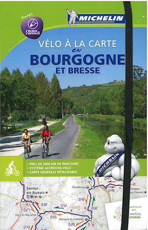 'Bourgogne Bike Map & Atlas - Vélo à la carte en Bourgogne et Bresse' - Michelin - Bog