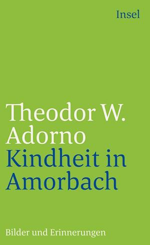 'Kindheit in Amorbach' - Theodor W. Adorno - Bog