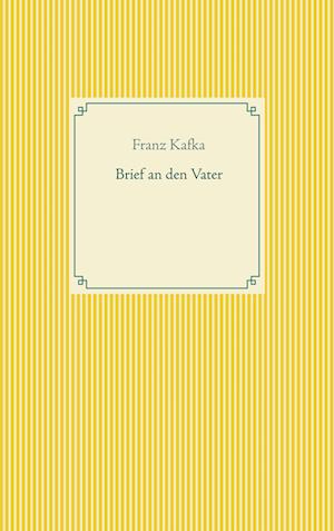 'Brief an den Vater' - Franz Kafka - Bog