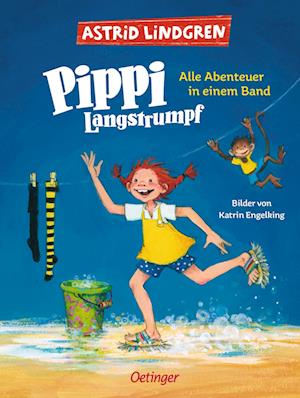 'Pippi Langstrumpf. Alle Abenteuer in einem Band' - Astrid Lindgren - Bog