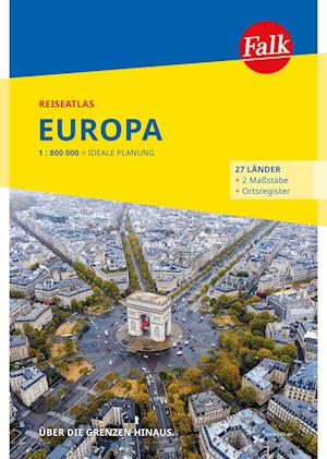 'Falk Reiseatlas Europa 1:800.000' - Bog