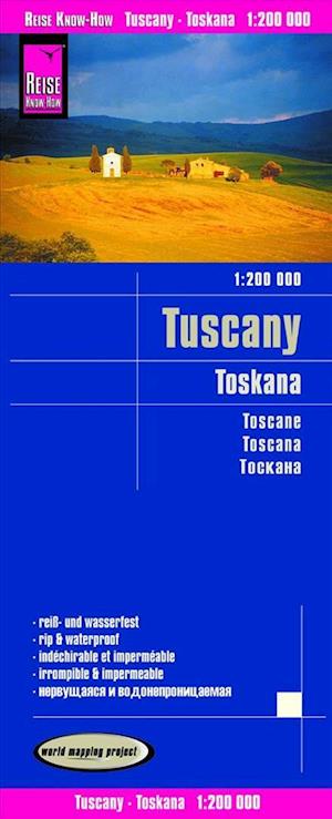 'Tuscany - Toscana - Toskana, World Mapping Project' - Reise Know-How - Bog