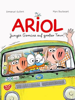 'Ariol: Junges Gemüse auf großer Tour!' - Emmanuel Guibert og Marc Boutavant - Bog