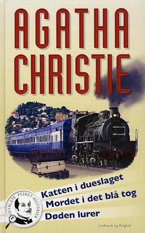 'Katten i dueslaget - Mordet i det blå tog - Døden lurer' - Brugt bog - Agatha Christie