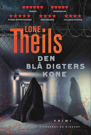 'Den blå digters kone (Nora Sand nr. 2)' - Brugt bog - Lone Theils