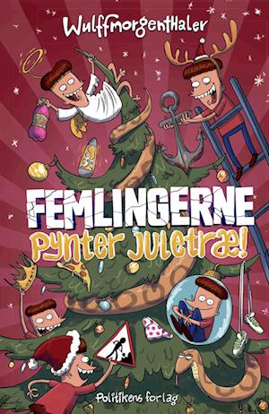 'Femlingerne - pynter juletræ' - Brugt bog - Anders Morgenthaler og Mikael Wulff