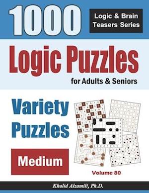 'Logic Puzzles For Adults & Seniors' - Khalid Alzamili - Bog