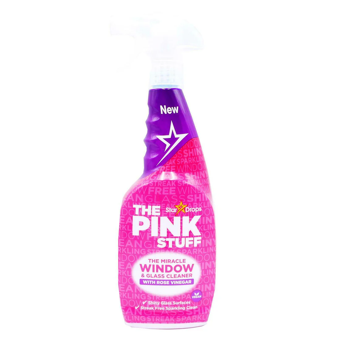 The Pink Stuff - Vinduerens Spray 750ml Med Roseneddikke