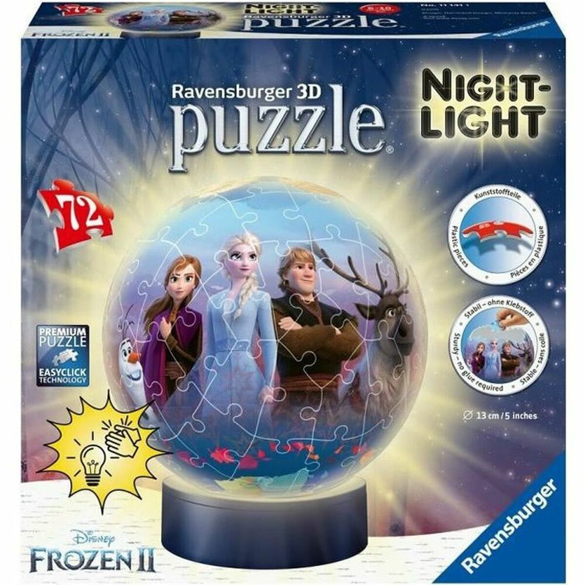 3D Puslespil Ravensburger 72 Dele