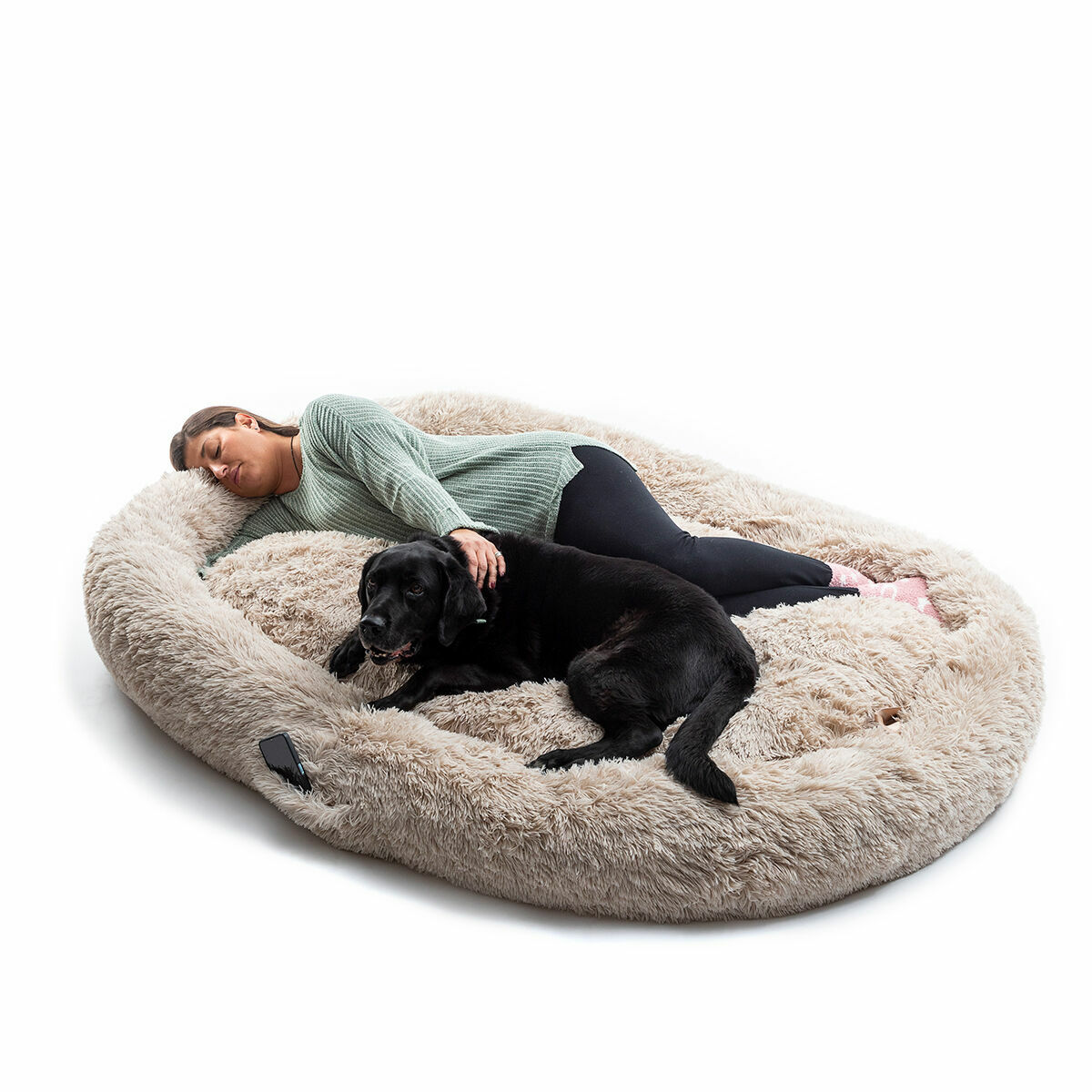 Hundeseng til mennesker | Human Dog Bed XXL InnovaGoods Beige