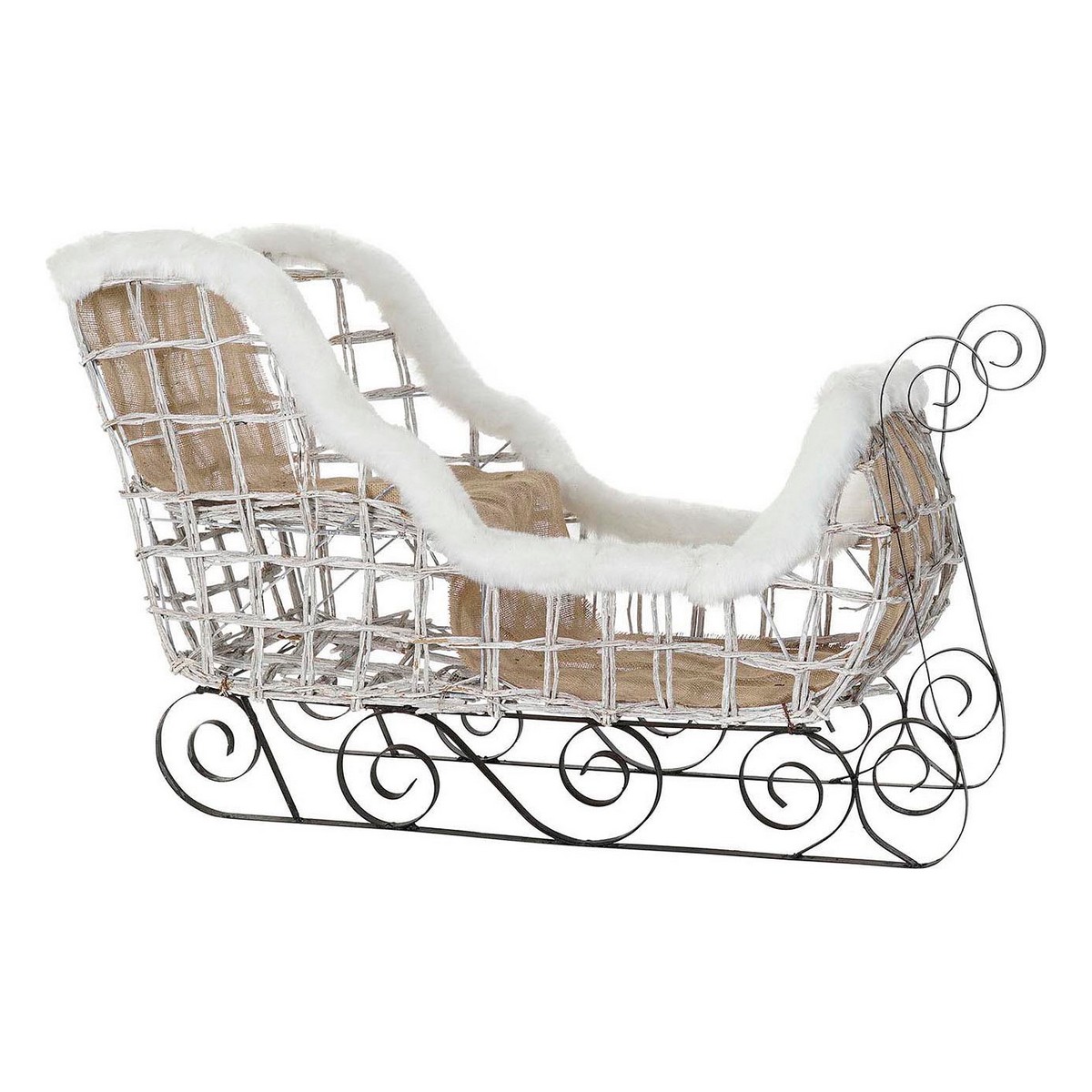 Julepynt DKD Home Decor LED Lys Kælk Hvid 90 x 46 x 62 cm