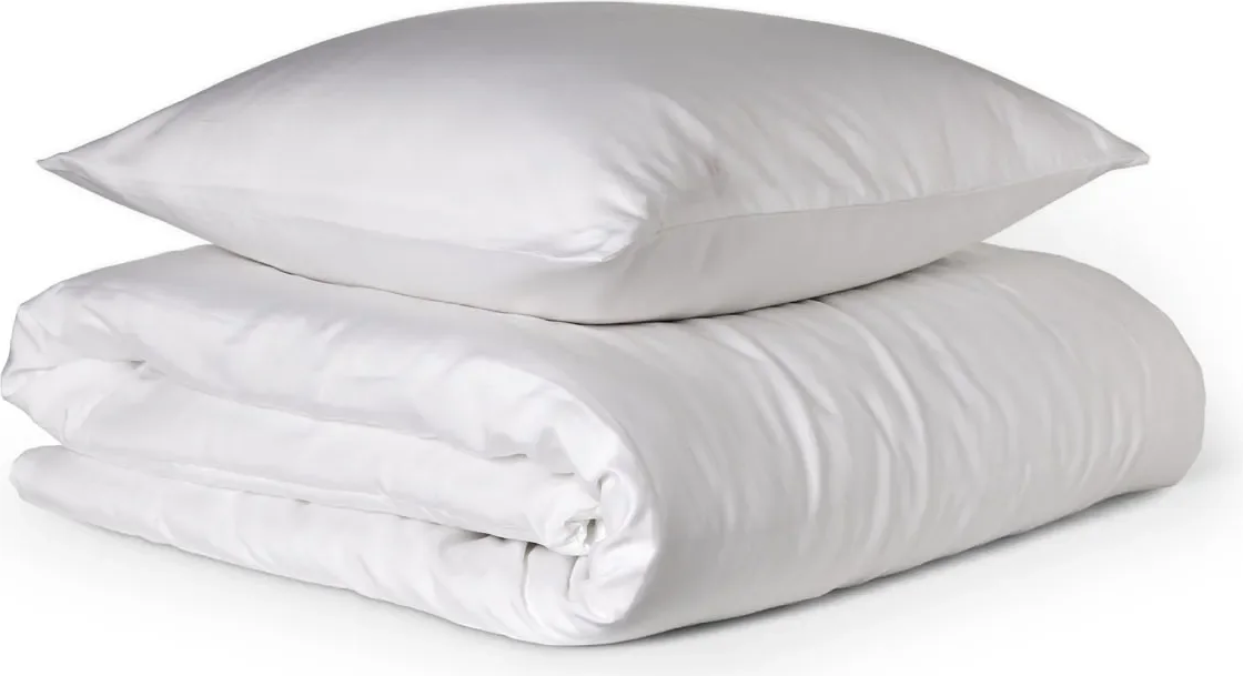 Sengetøj Bremdals Pure Dreams 100 % bambusviskose satinvævning 140x220 cm hvid