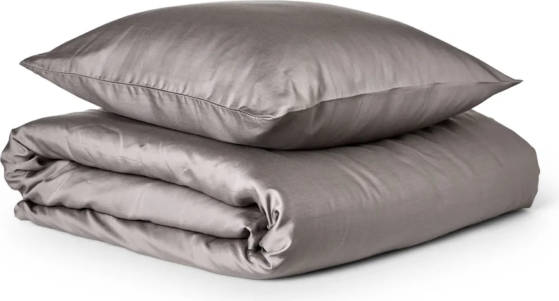 Dynebetræk Bremdals Pure Dreams bambusviskose 140x200 cm mørkegrå Standard 100 by OEKO-TEX