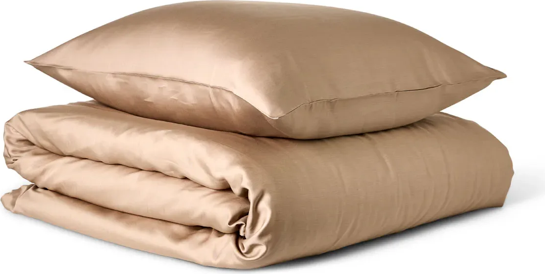 Dynebetræk Bremdals Pure Dreams 100% bambusviskose beige 140x220 cm