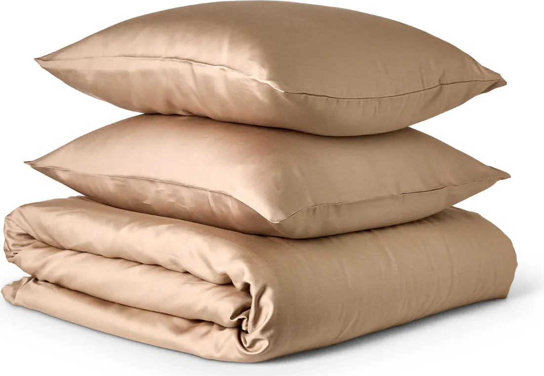 Sengetøjssæt Bremdals Pure Dreams bambusviskose 200x220 cm beige