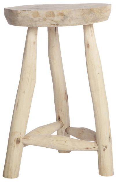 Skammel House Doctor Pure Nature naturtræ Ø31 x H48 cm taburet