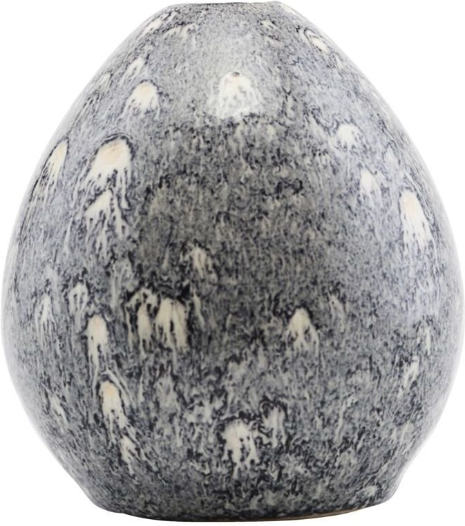 Vase House Doctor Baby Sort Fajance Ø9 x 10 cm