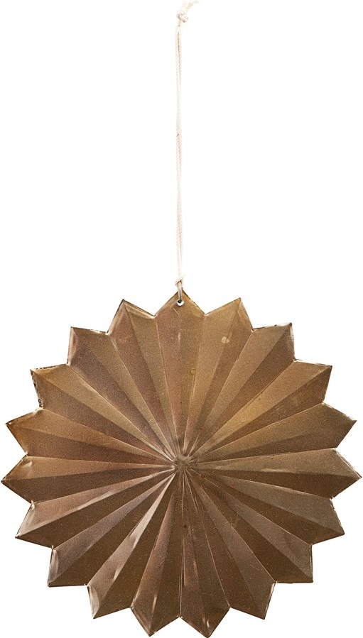 Ornament House Doctor Rosette messing Ø12 cm julepynt