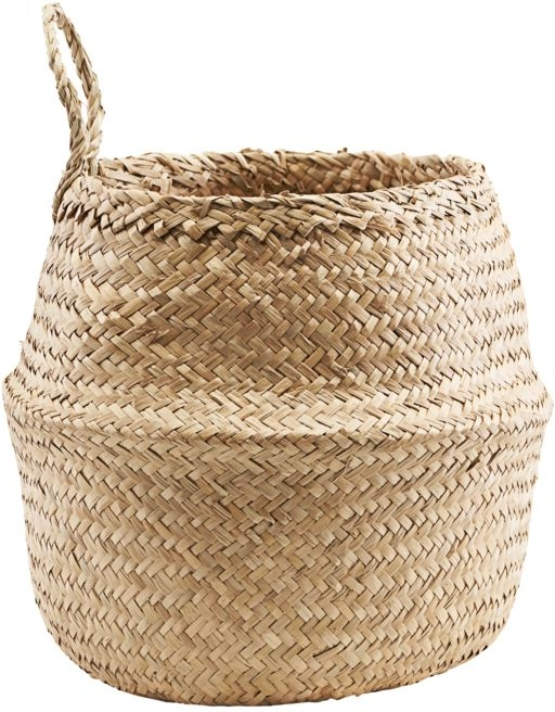 Kurv House Doctor Tanger opbevaringskurv i søgræs Ø32 x H36,5 cm natur