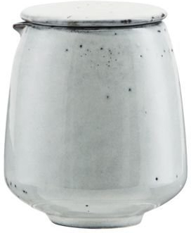 Skål House Doctor Rustic grå/blå stentøj Ø8 x H9 cm