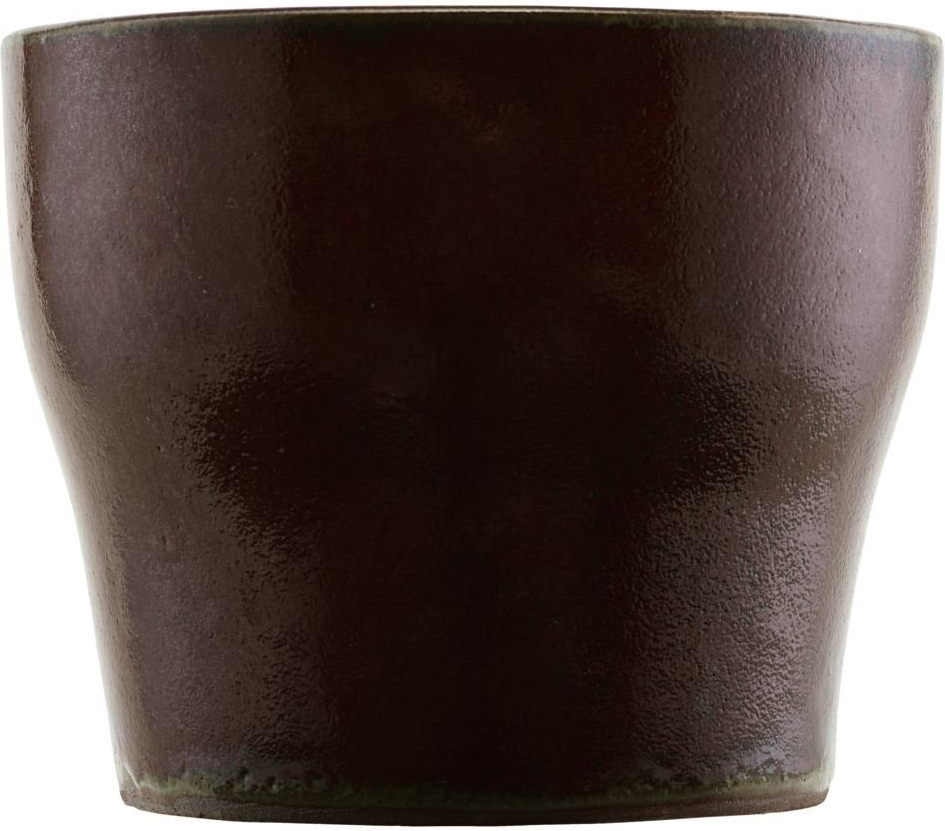 Keramisk urtepotte og krukke House Doctor Lin Ø18 x H15,5 cm brændt henna