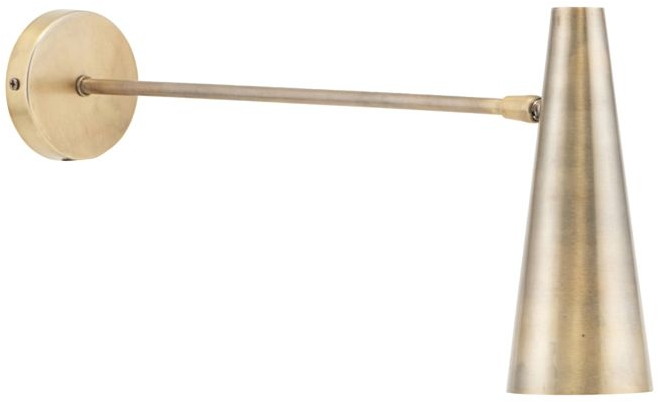 Væglampe House Doctor Precise i jern med messingfinish 47 cm justerbar arm