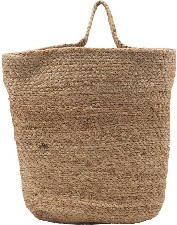 Opbevaringskurv House Doctor Mira hampkurv natur H40 x B32 cm