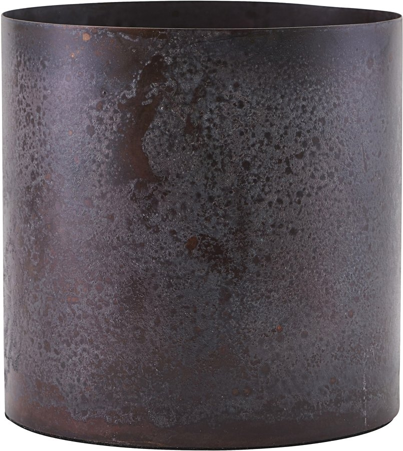 Urtepotte House Doctor Luba stål Bordeaux Ø14 x H14 cm