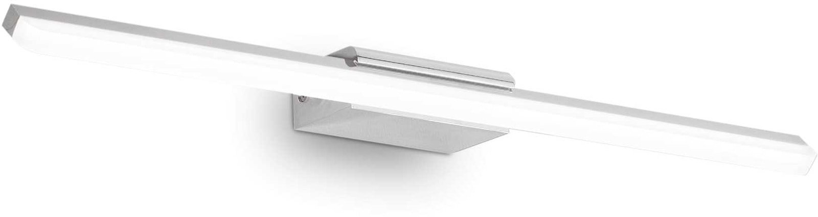 Væglampe Ideal Lux Riflesso LED IP44 krom L62×B9×H4 cm