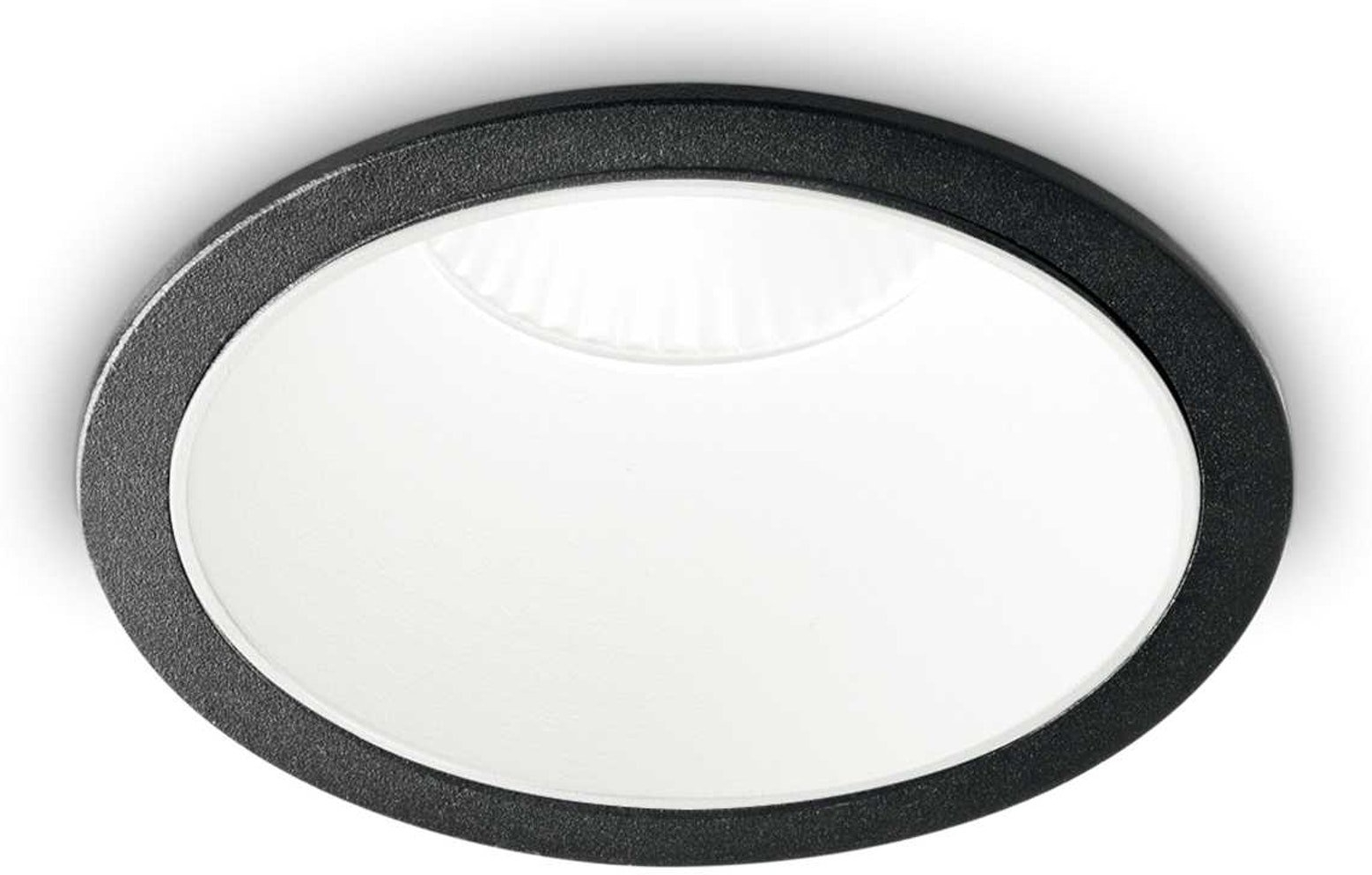 Ideal Lux Game LED downlight indbygningslampe 11W 1000 lm 3000K sort/hvid Ø85 mm