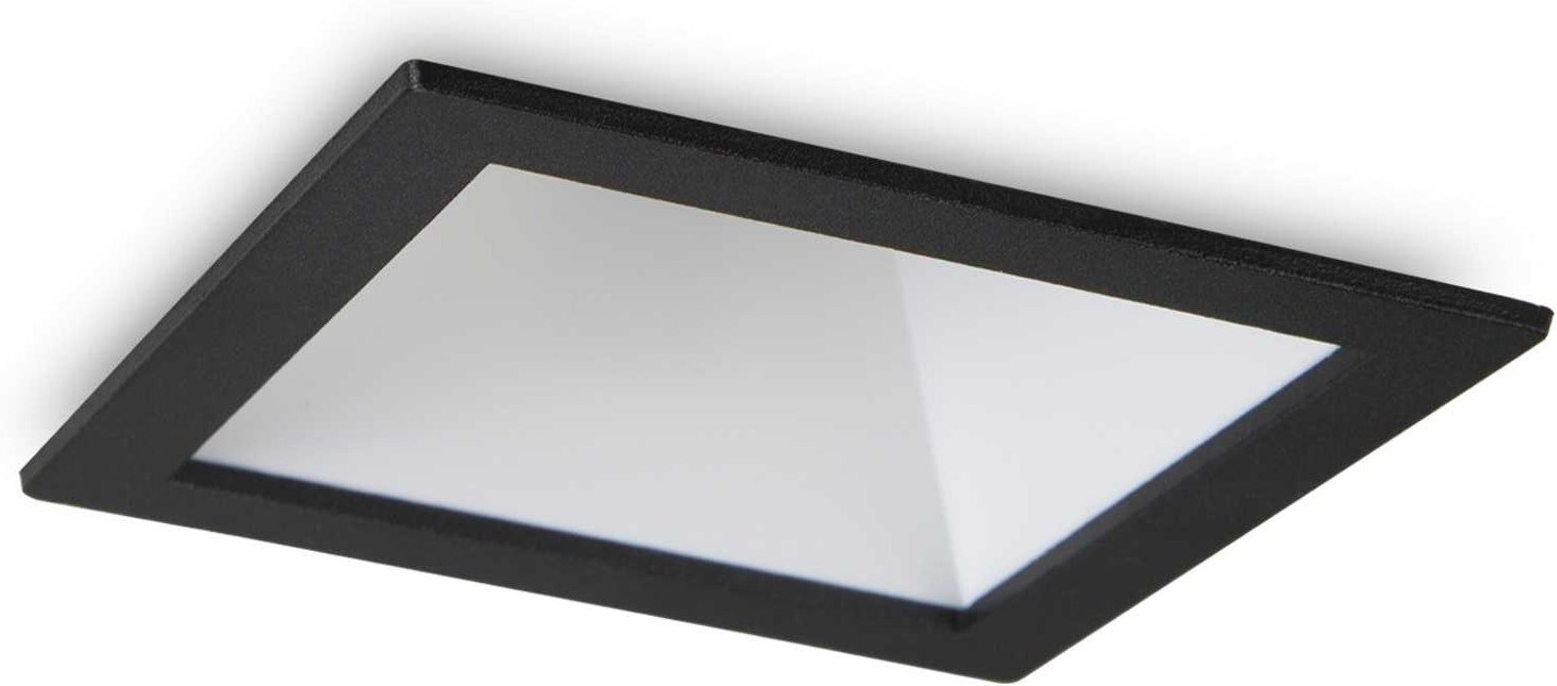 Ideal Lux Game indbygningslampe LED downlight firkantet sort/hvid 1000 lm 3000K