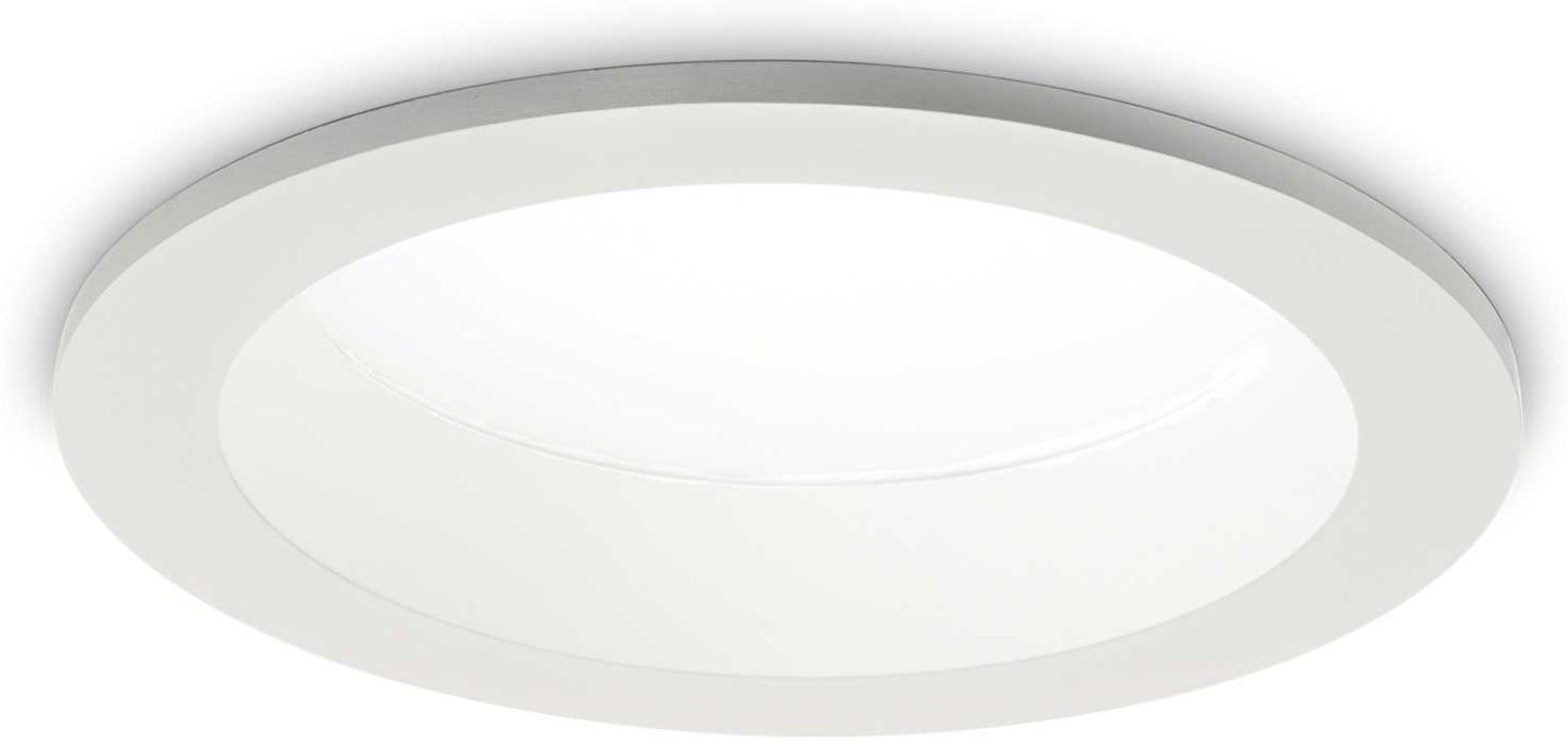Indbygningslampe downlight Ideal Lux Basic Wide 30W LED 3150 lm 4000 K IP44 D18,3×H8 cm aluminium metal