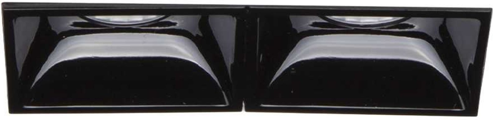 Indbygningslampe Ideal Lux Lika rektangulær 6W LED 440 lm 3000K Trim/Trimless Aluminium Hvid/Sort