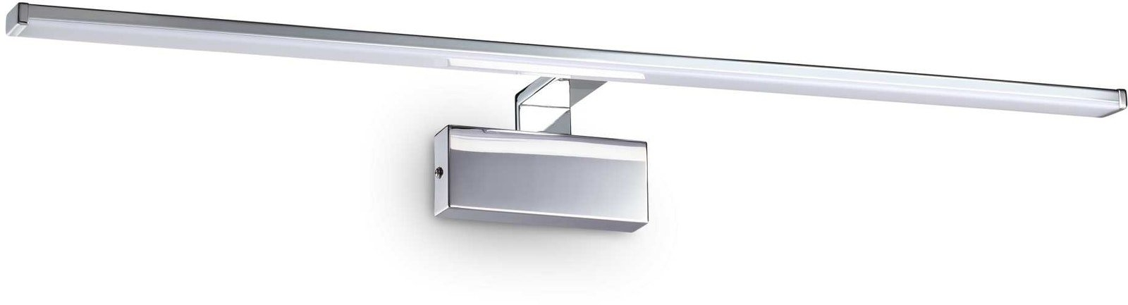 Væglampe Ideal Lux Alma LED i krom metal, 20W 1620 lm 3000K varm hvid, 81×15×9 cm, indendørs IP20