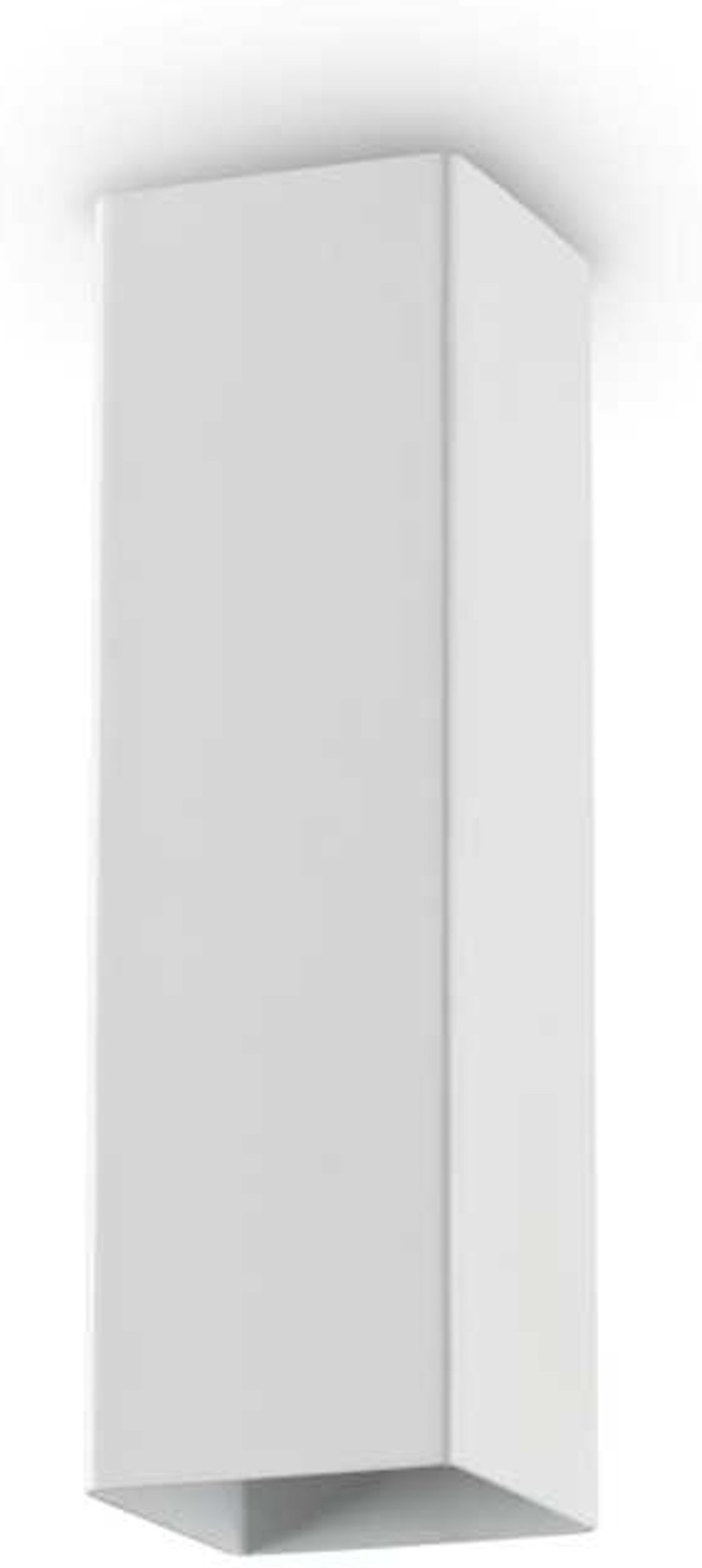 Loftslampe Ideal Lux Sky minimalistisk firkantet hvid metal 6x6x20 cm GU10 5W 480 lm