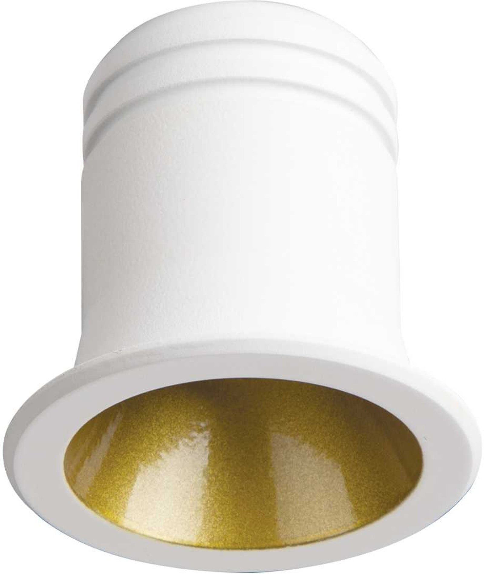 Indbygningsdownlight Ideal Lux Virus LED 3W 210 lm Ø4 cm guld/hvid